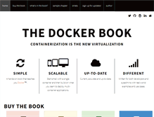 Tablet Screenshot of dockerbook.com